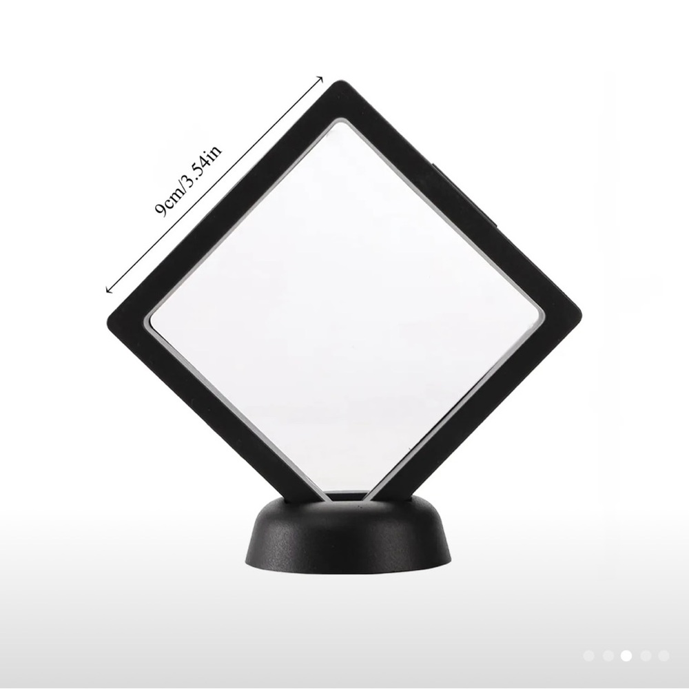 Black Display Frame with Stand